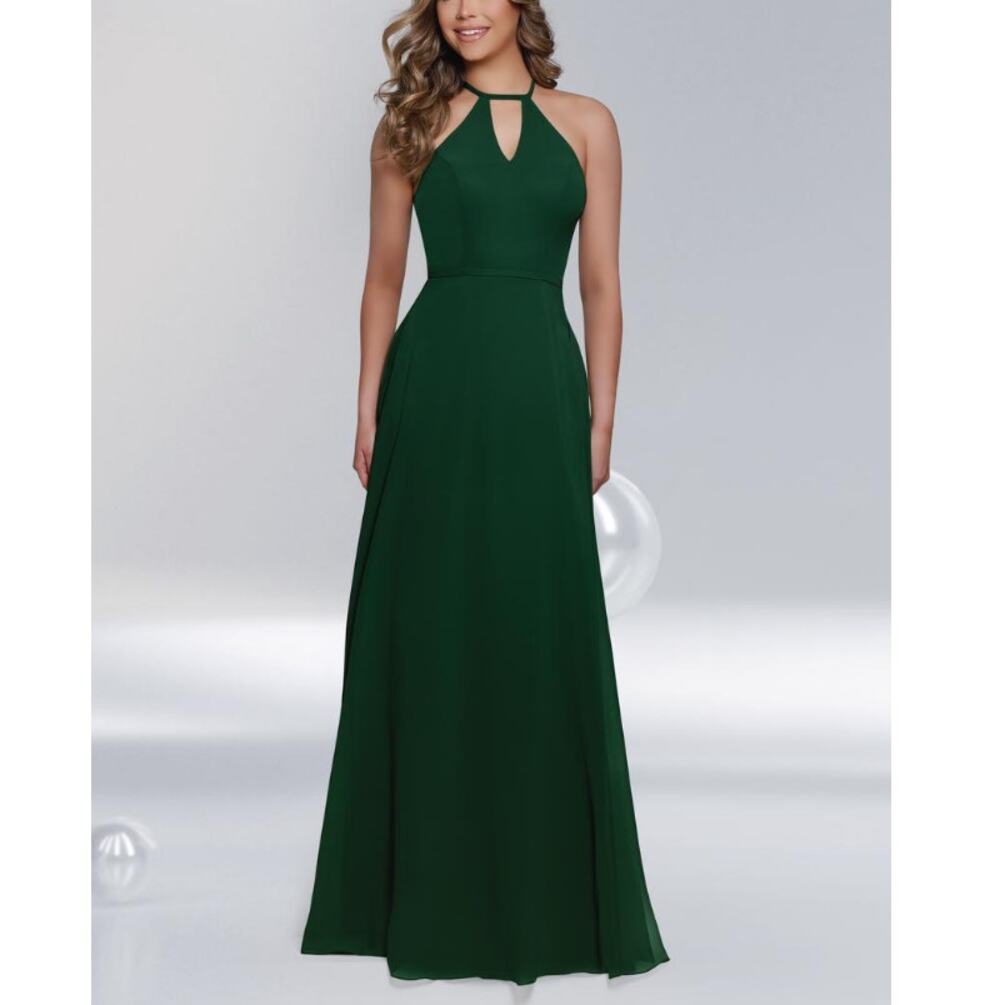 New KANALI K Hunter Halter Neck A-line Bridesmaid Gown Size 12 PROM FAST SHIP!
